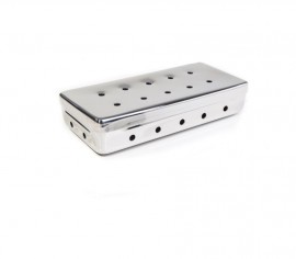 Estojo Para Instrumental 18x8 X3cm Perfurado Fortinox