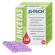 Lancetas - 28gG G-tech 100 Unidades