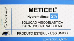 Meticel - Hypromellose 2% - seringa preenchida com 2,5 ml