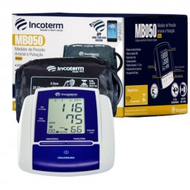 Medidor de Press�o Arterial e Pulsa��o Bra�o Incoterm MB050 com APP Gratuito 