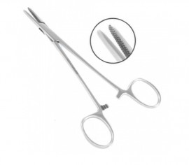 Porta Agulha P/ Sutura 15cm - A�o Inoxid�vel