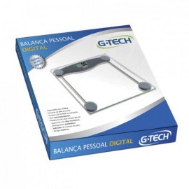 Balan�a Digital P/ Banheiro Transparente G-tech Glass 10